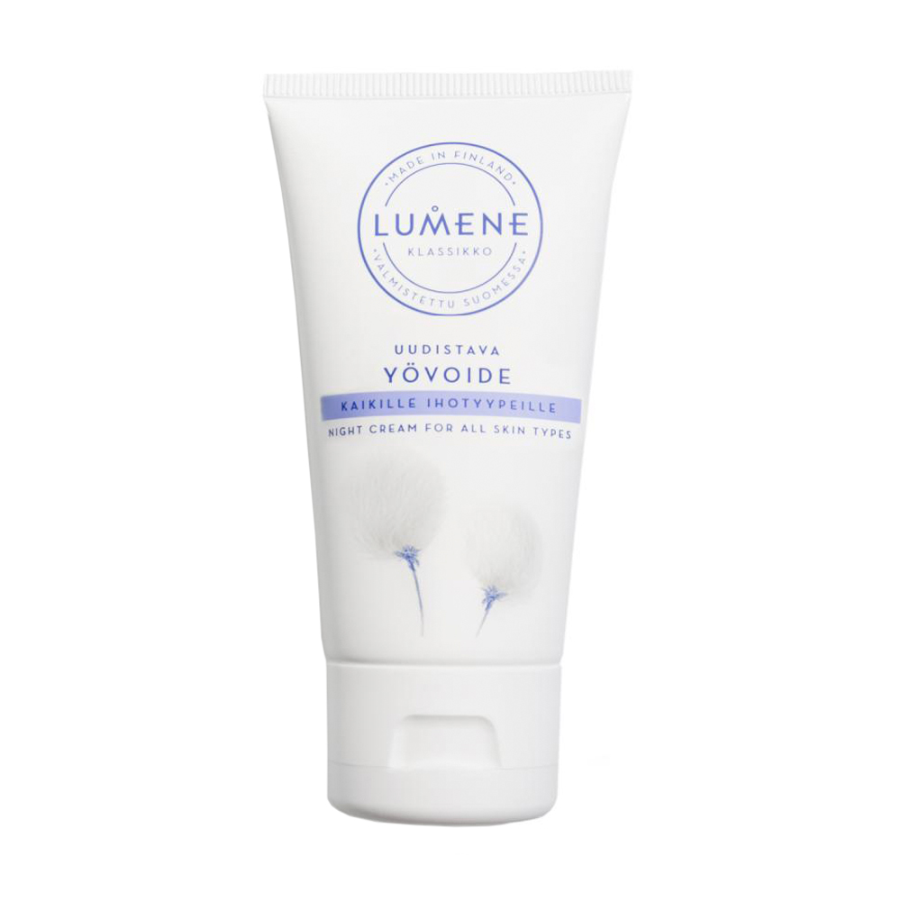 Нічний відновлювальний крем для обличчя Lumene Klassikko Restoring Night Cream для всіх типів шкіри, 50 мл